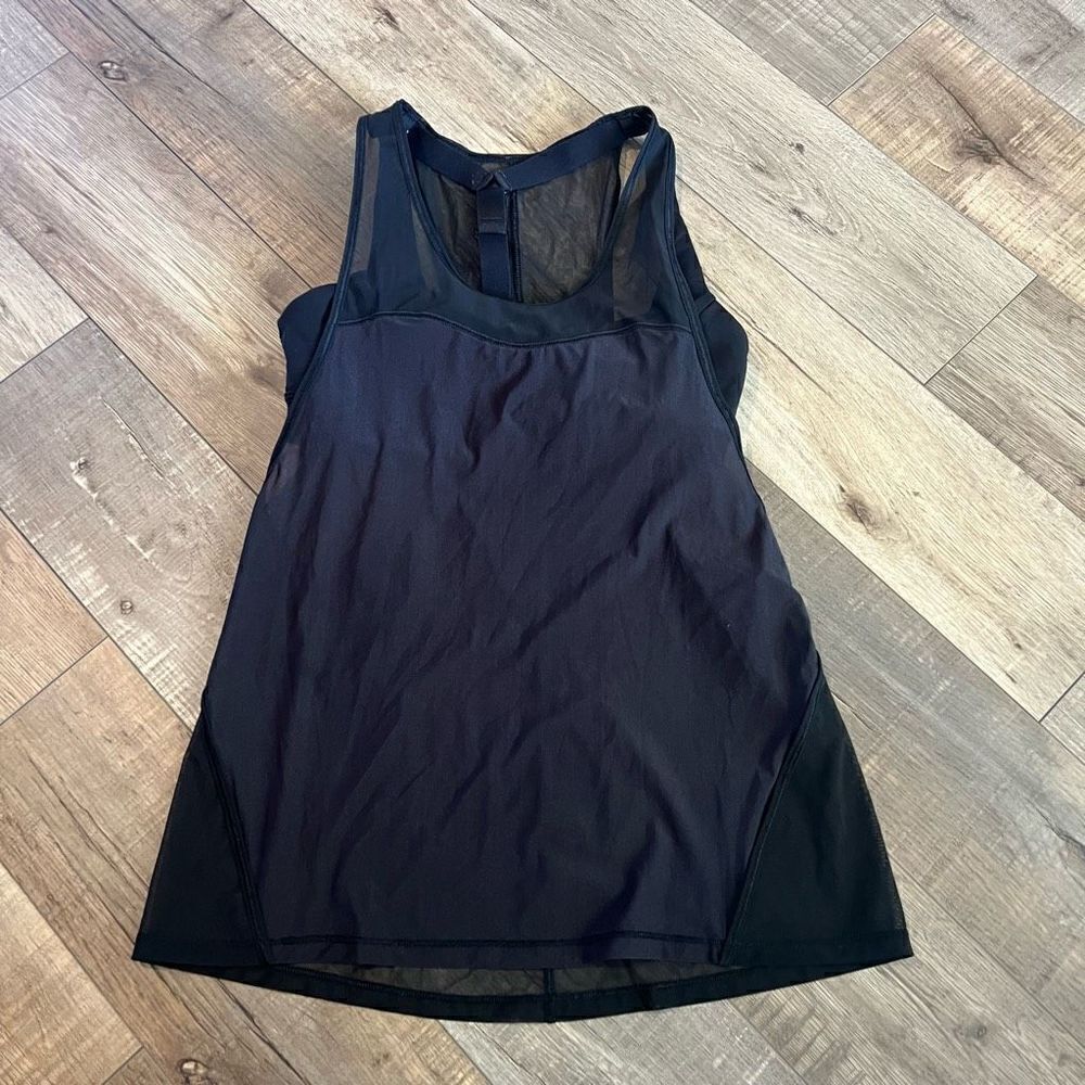 Lululemon Black
Mesh Sports Bra tank top size 4